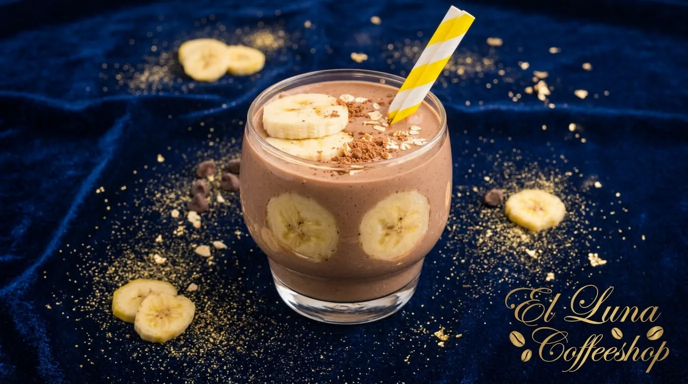 Choco Banana Smoothie: Minuman Lezat, Sehat, dan Mengenyangkan cocok untuk bersantai di caffe pada sore hari