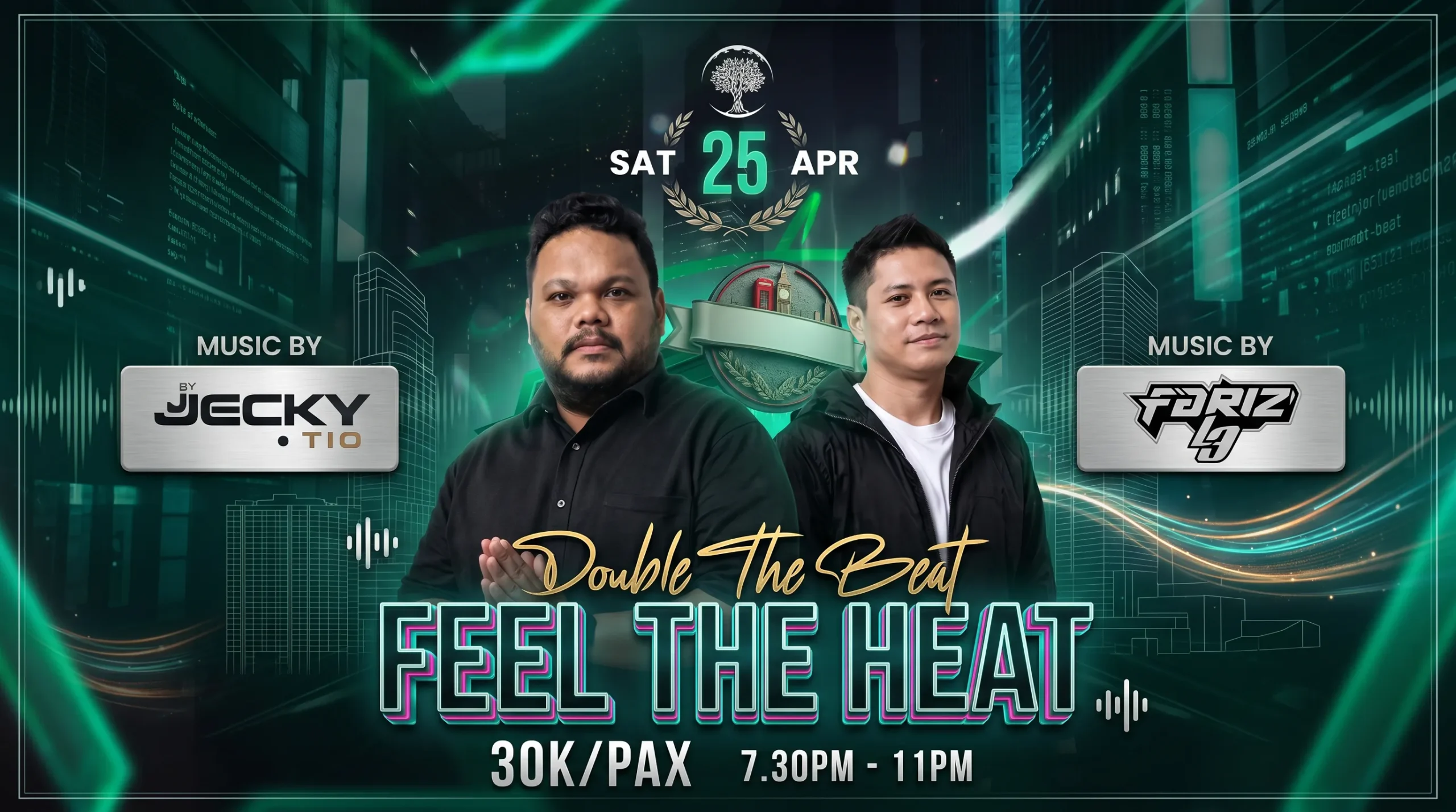 DJ Jecky Tio & Faris L3 di Elluna Coffeeshop Siap Meriahkan pada 25 April!